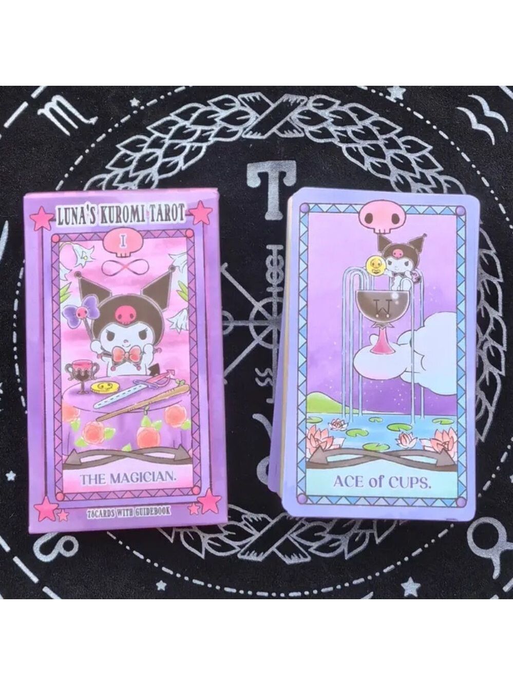 Luna's Kuromi Tarot Embrace the Mystical with Sanrio's Mischief Maker Card Deck